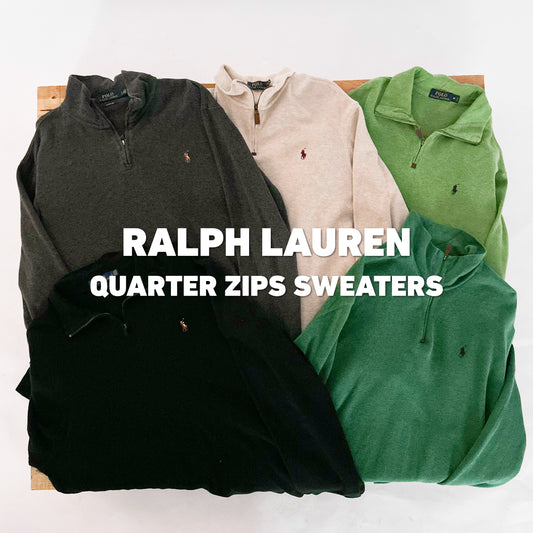 Ralph Lauren Quarter Zip Sweater Box