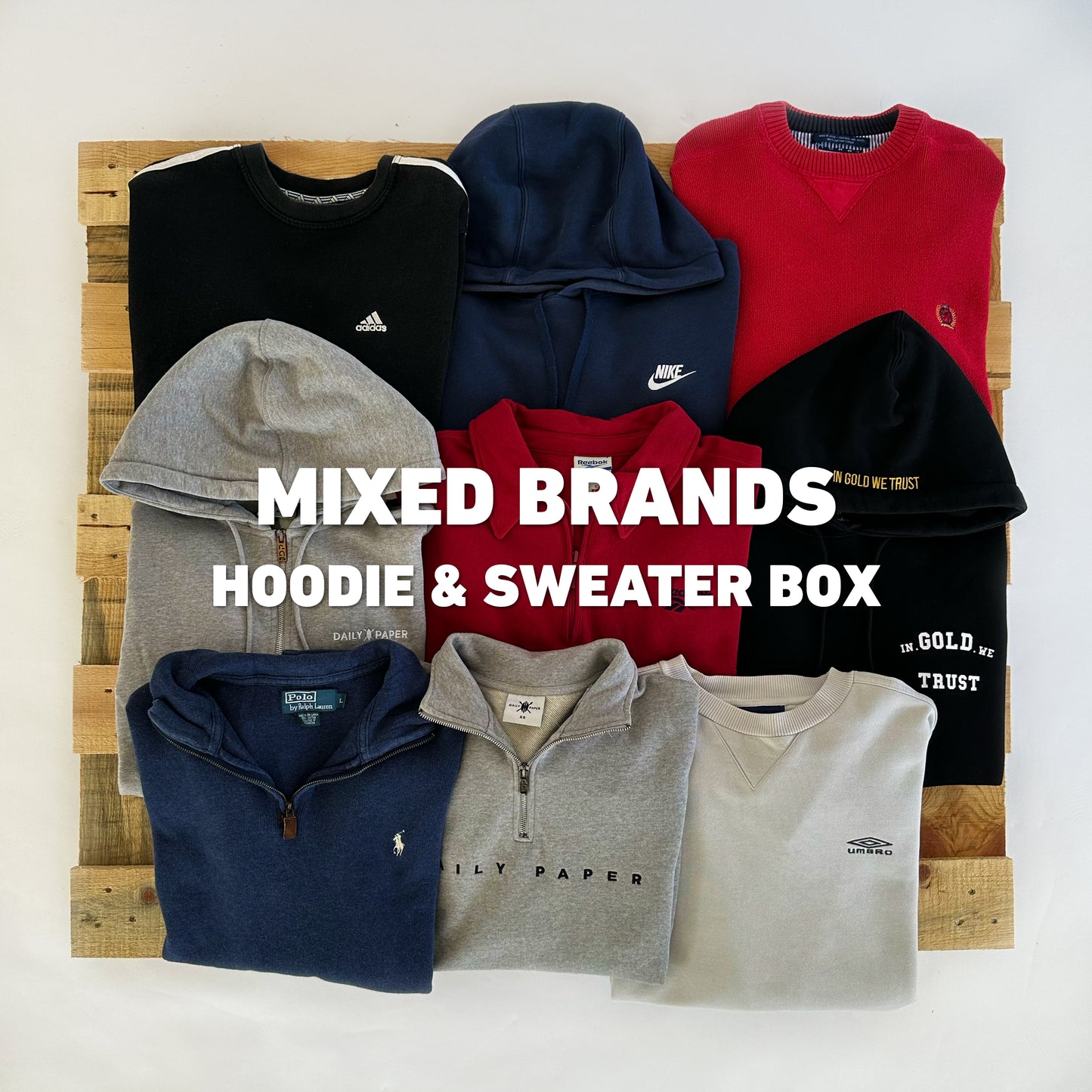 Mixed Brands Hoodie &amp; Sweater Box (10 pcs.)