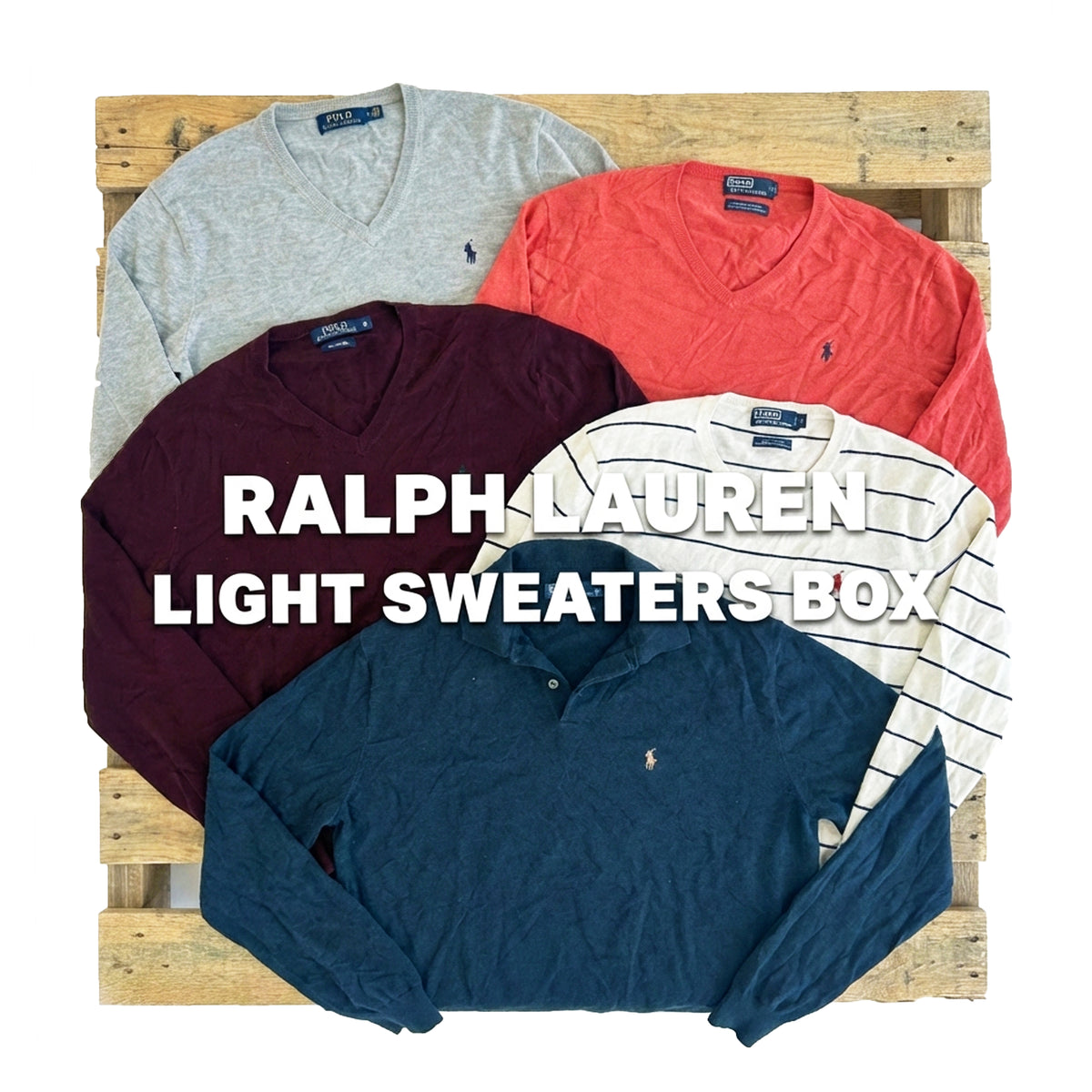 Ralph Lauren Light Sweater Box (3st.) | Vintagebulk