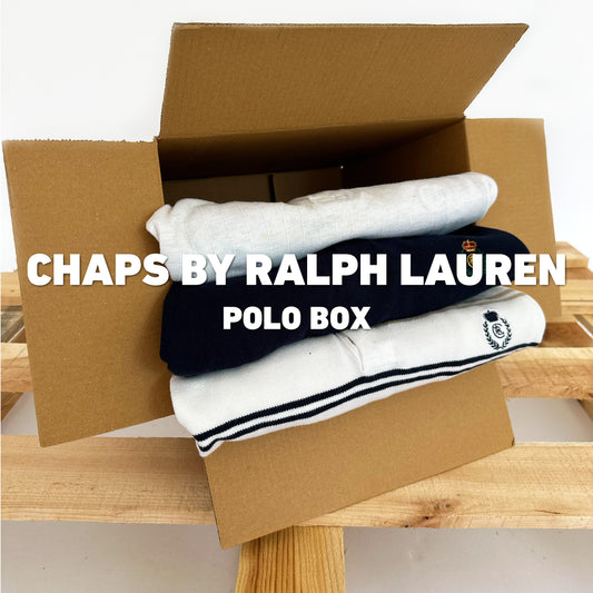 Partij vintage Chaps by Ralph Lauren polo shirts voor wholesale inkoop, ideale voorraad voor resellers die zoeken naar klassieke preppy kleding.